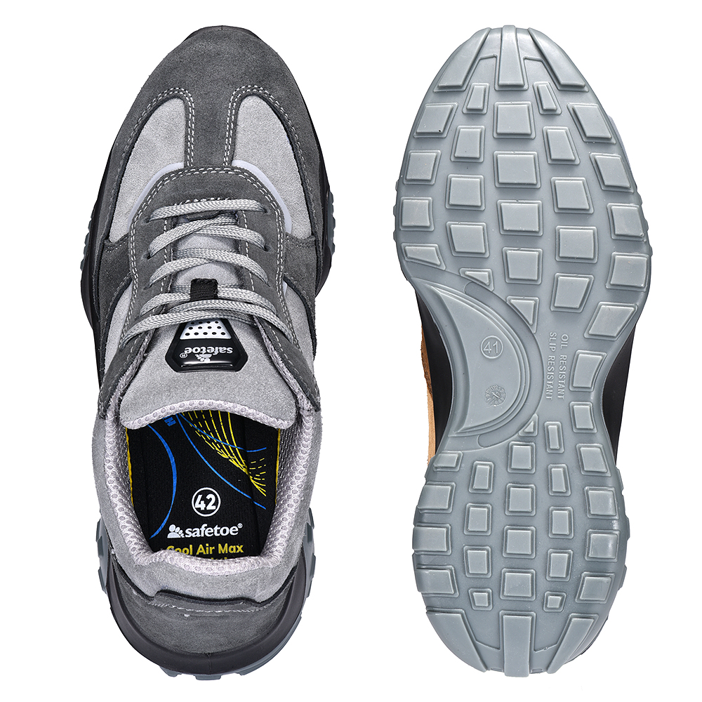 Sapatos de segurança respiráveis ​​L-7508 Antelope Grey