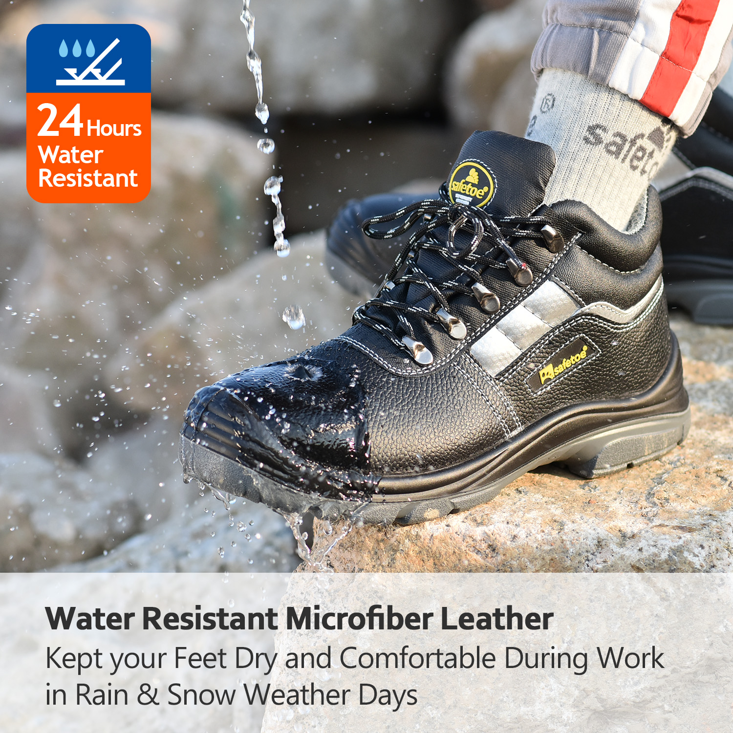 Sapatos de segurança resistente à água resistente S3 M-8027